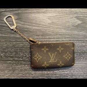 Louis Vuitton key chain with purse